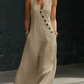 Button-Up Maxi Dress — Comfortable Minimalist Everyday Wear