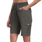 Women's Quick-Dry Cargo Shorts with Pockets