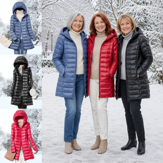 Detachable-Hood Packable Ultralight Puffer Jacket