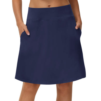 Women's 20" Knee Length Skorts Golf Tennis Skirt