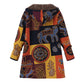 Cosy Floral Hooded Jacket with Relaxed Fit