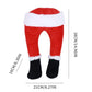 Plush Santa Legs Stuck-in-the-Tree Christmas Ornament