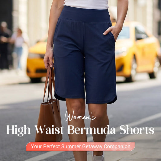 ⏰Last day sale 49% OFF🔥Women's High-Waist Yoga Shorts with Pockets