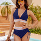 ⏳Last Day Promotion 60% OFF⛱️2026 High Waisted Tummy Control Color Block Bikini Sets