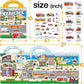 🧠📚Reusable Jelly Sticker Book for Toddlers 2-5, Portable Silicone Quiet Activity Travel Toy🎨