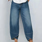 Women's Casual Cross-design Cotton Denim Jeans