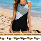 🔥Summer Sale 50% OFF+ FREE Gift🎁Women's Printed Tankini Swimsuit – 2-Piece Tummy Control Set 🌸