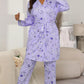 🌸✨Comfy 3-Piece Pajama Set – Robe, Camisole & Long Pants