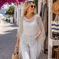 🏆 Last Day Special Price £9.99! 💐Summer Metallic Crochet Cover-Up – Lightweight, Flowy & Effortlessly Stylish summer outfit