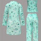🌸✨Comfy 3-Piece Pajama Set – Robe, Camisole & Long Pants