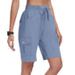 Women's Quick-Dry Cargo Shorts with Pockets