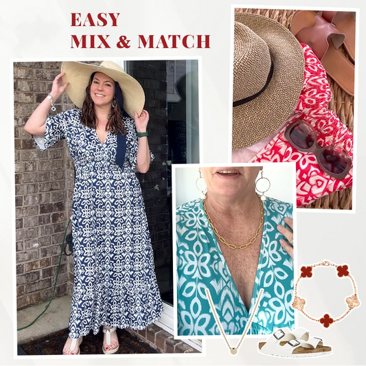 💥🔥Last Day Sale 49%🔥💐✨Bohemian casual print V-neck waist wrap long dress
