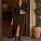 Women's Soft Corduroy Button-Down Dress