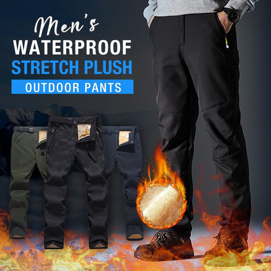 🔥Men’s Waterproof Warm Plush Winter Outdoor Pants🔥