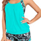🏖️2026 Hot Sale 49% OFF🩱Sexy Leopard Cross Back Two-Piece Tankini Swimsuit