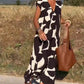 🌷Last Day Promotion 49% OFF - 👗V-Neck Floral A-line Maxi Print Dress