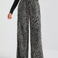 Full Size Leopard Print Wide Leg Pants Plus Size