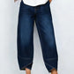 Women's Casual Cross-design Cotton Denim Jeans