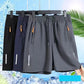 💎 -49% ON MEN'S ELASTIC SUMMER SHORTS! 💎 Breathable, Zippered Pockets & Stretch Fit🩳❄️