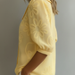 Vintage Peter Pan Collar Embroidered Floral Shirt