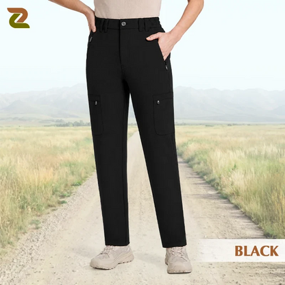 Unisex Stretch Active Flex-Waist Outdoor Utility Cargo Pants