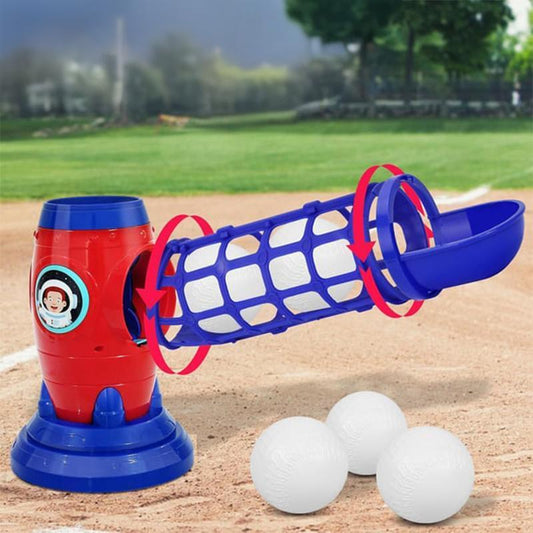 🔥Hot Sale 60%OFF!!⚾ Kids’ Automatic Baseball Pitching Set – Self-Feeding, Adjustable Speed, Great for Training & Backyard Fun 🧢🎯