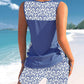 🔥Summer Sale 50% OFF+ FREE Gift🎁Women's Printed Tankini Swimsuit – 2-Piece Tummy Control Set 🌸