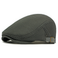 🧢LAST DAY SALE: ￡7.99!!🌞 Breathable Flat Cap with Adjustable Strap – Mesh Fabric, Classic Ivy Style🌿