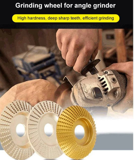 ⏳ Last Day Special Price £9.78 ! 🔥Buy 2 Get 1 Free⏰Wood Angle Shaping Wheel – Fast-Cut, Sharp, Wear-Resistant, for Angle Grinder