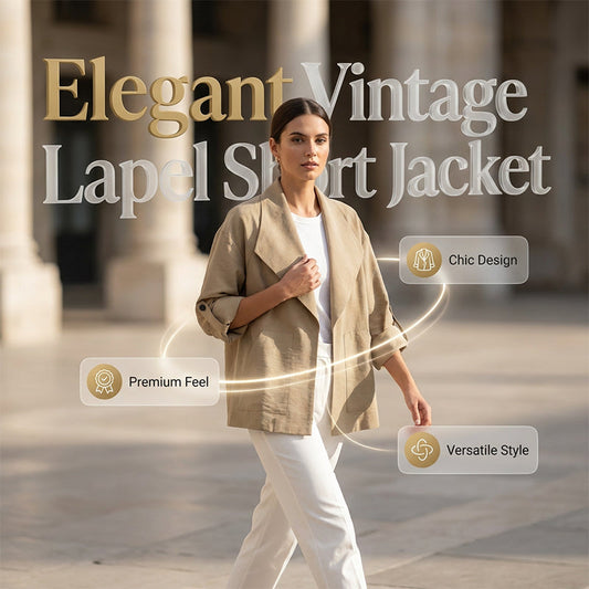 Women's Casual Vintage Lapel Jacket