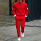 Men's Quarter Zip Pullover & Sweatpants Set