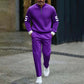 Men's Quarter Zip Pullover & Sweatpants Set