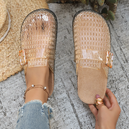 Women's Closed-Toe Breathable Slippers