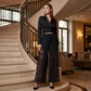 Women's Flowing Lace Pants With Drawstring