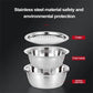 📢📢50% OFF !! ⏰🥬 Slice, Grate & Julienne in Minutes! Multi-Function Stainless Steel Vegetable Prep Bowl for Easy Cooking